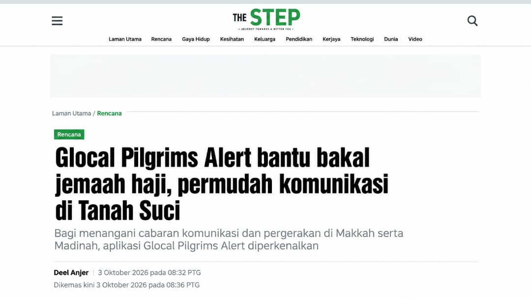 The Step : Glocal Pilgrims Alert Bantu Bakal Jemaah Haji Berkomunikasi