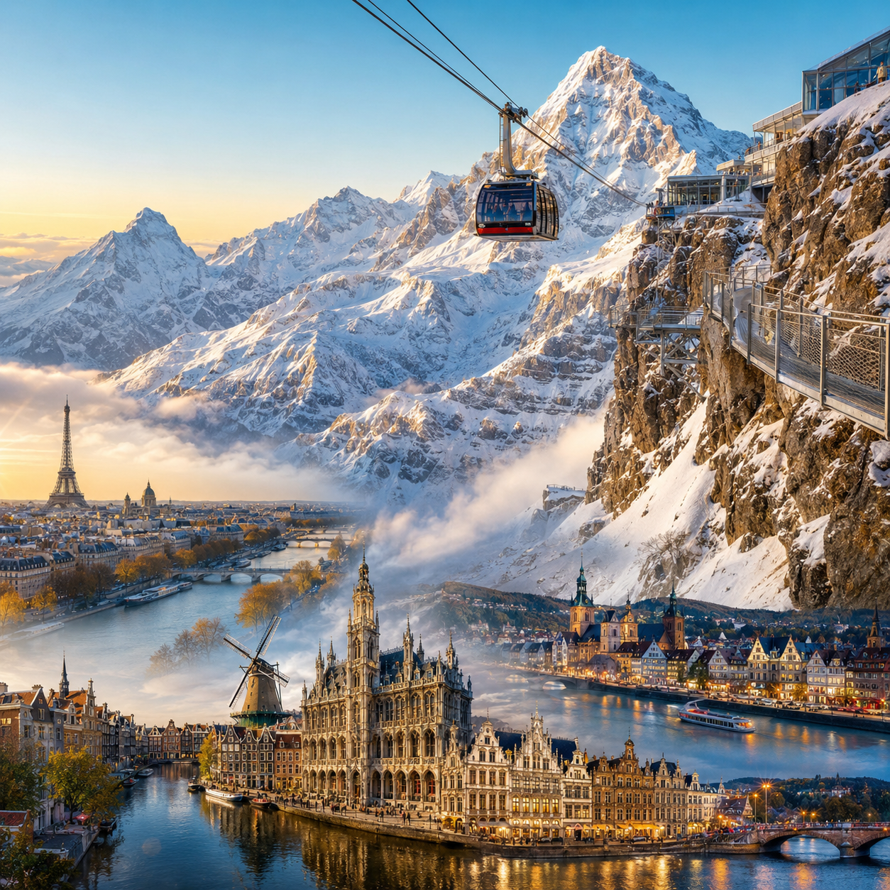 Eropah 5 Negara + Mt. Titlis