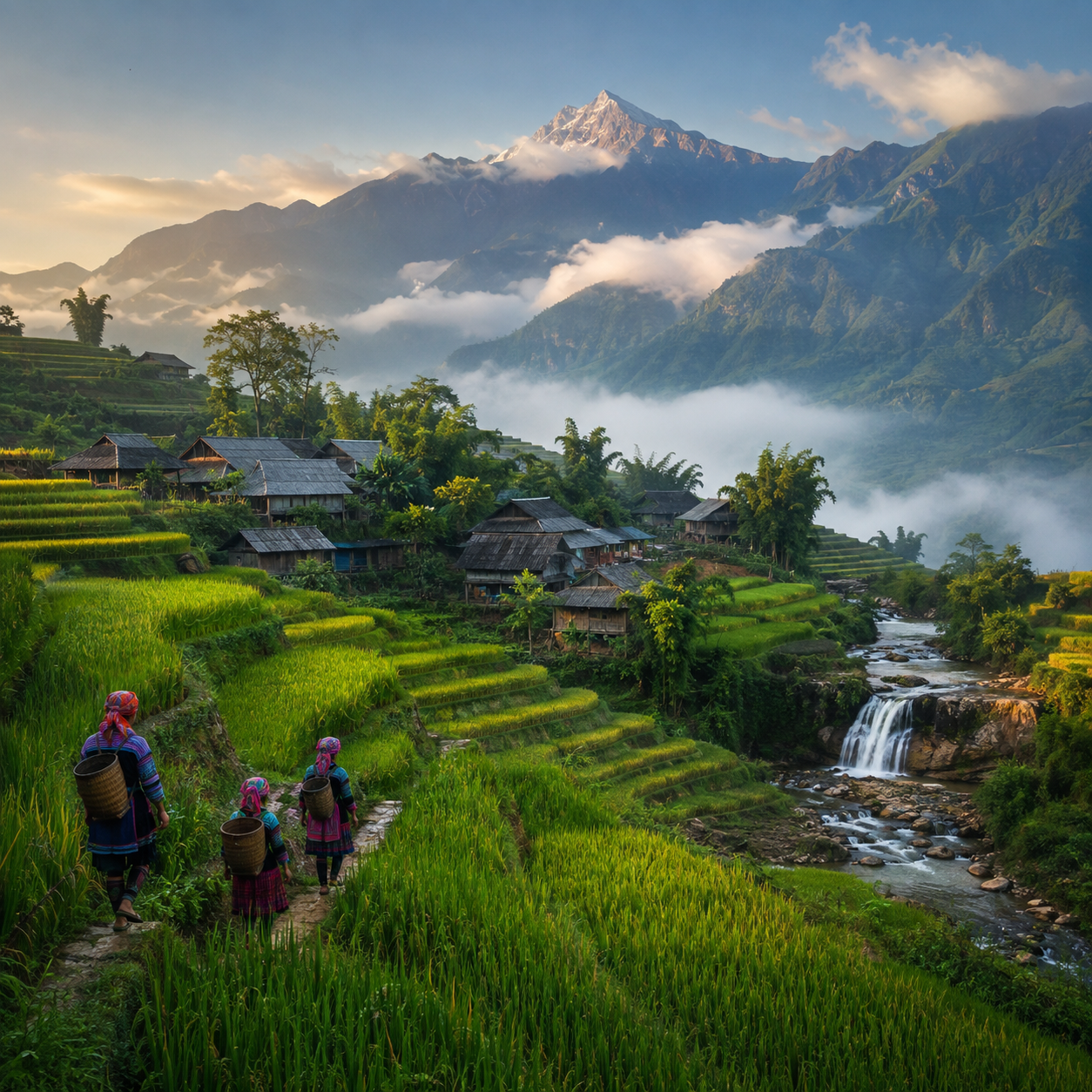 Hanoi + Sapa + Mt. Fansipan