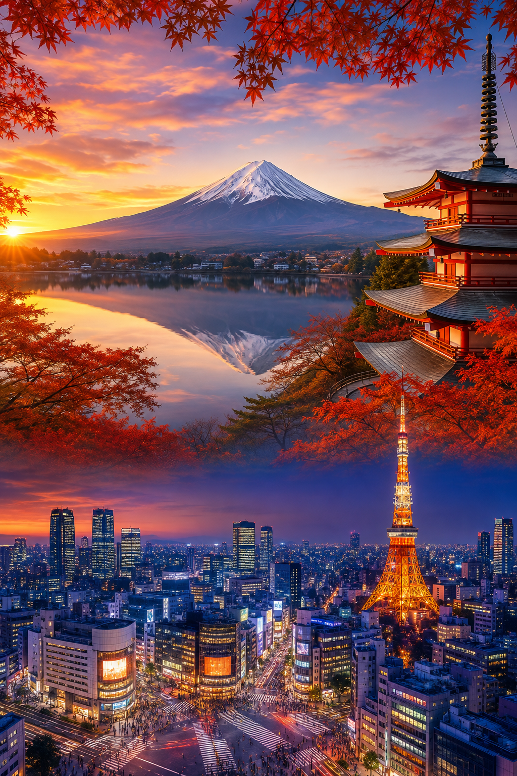 TOKYO + GUNUNG FUJI