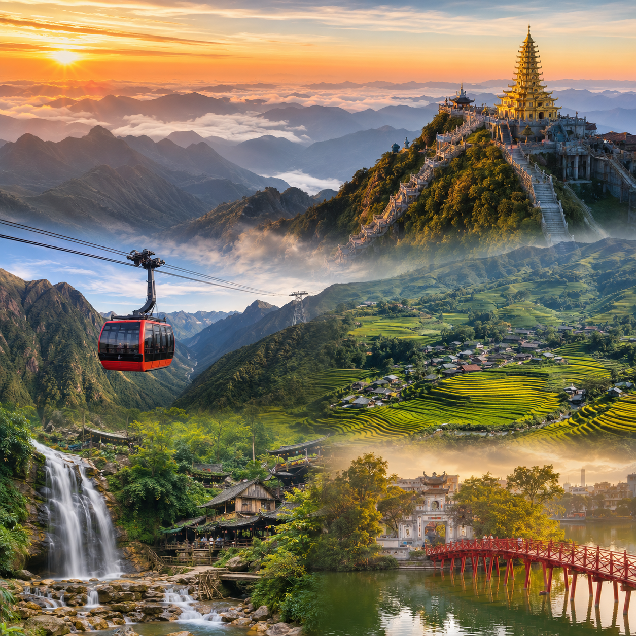 Hanoi + Sapa + Mt. Fansipan