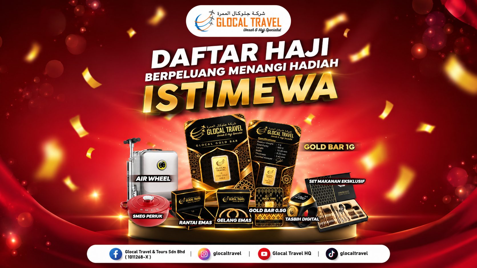 Daftar Haji Berpeluang Menangi Hadiah Istimewa