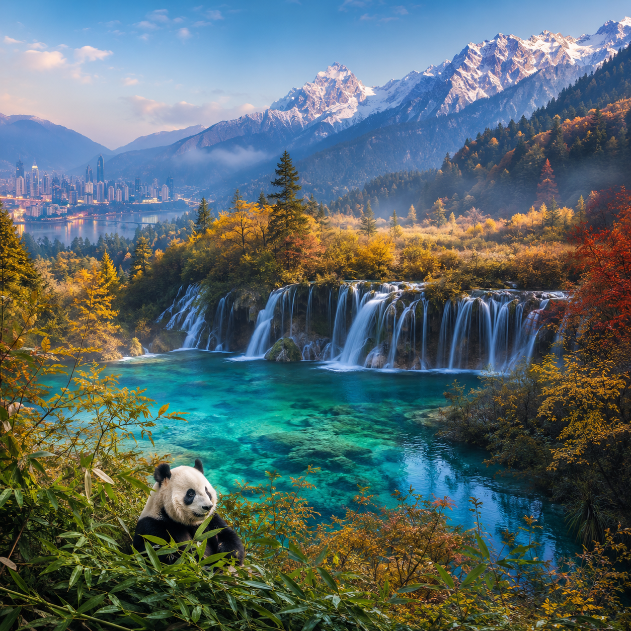  Chengdu + Jiuzhaigou + Chongqing