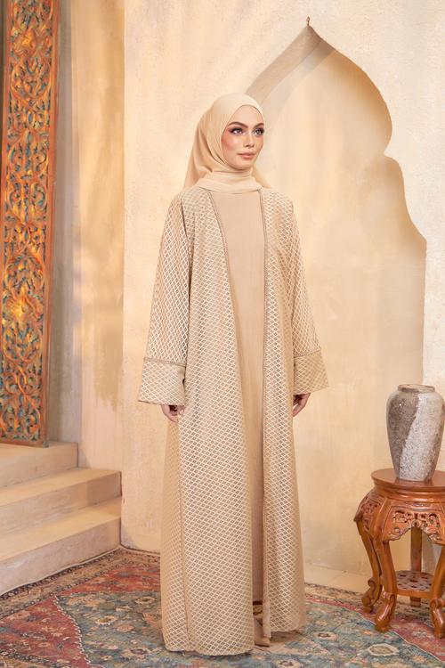 RAISHA ABAYA CREAM