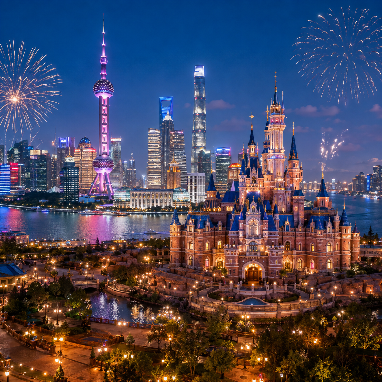 Shanghai + Disneyland 