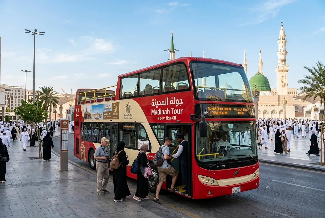 Hop On Hop Off service in Madinah